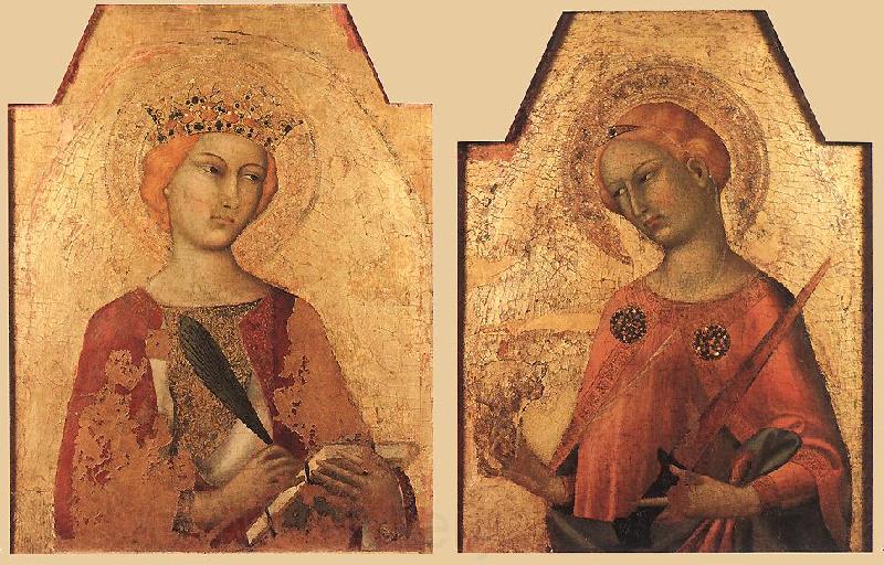 Simone Martini St Catherine and St Lucy France oil painting art